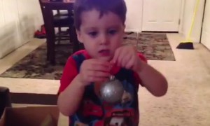 This Kid is too Excited for Christmas!