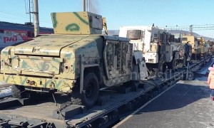 It's tanks on tour as Russia shows off military hardware seized from Syrian rebels