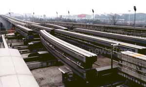 Advanced mechanism swaps out the tracks on Chongqing Rail Transit
