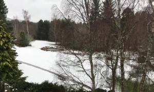 Back to winter! Scotland blanketed by snow, causing travel chaos