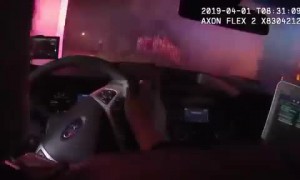 Police rescue man trapped in apartment fire