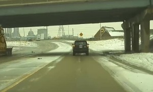 Flatbed Semi Learns a Lesson in Low Clearance