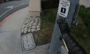 Motorcyclist Experiences Stop Light Struggles