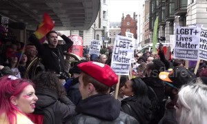 LGBT protesters storm Dorchester Hotel over Brunei's gay sex laws