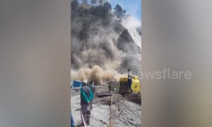 Major landslide hits Indian-controlled Kashmir