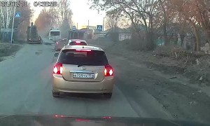 Concrete Slabs Slam Down on Passenger Bus