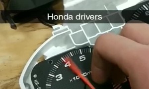 How a Tachometer Sounds in a Honda Civic