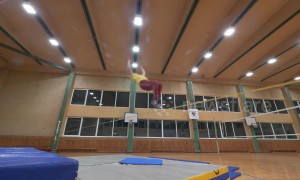 Superb slackliner lands 'WORLD'S FIRST' double backflip