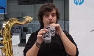3D-printed saxophone shown off at German tech expo