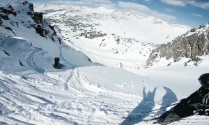 Triggered Avalanche Doesn't Stop This Skier