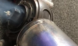 Vacuum Starts on Fire
