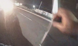 Extreme close call for Burlington Police Officer