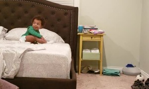 First Ever Volley Kick Shows Talent