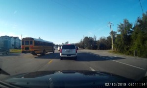 Boat vs Truck Ends in Traffic Chaos