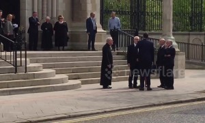 Corybn and Higgins among political leaders attending Lyra McKee's funeral in Belfast