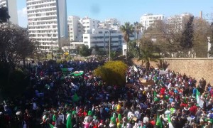Protest March Fills Algerian Street