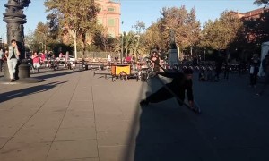 Gravity Defying Street Performance