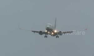 Planes struggle to land at Liverpool John Lennon Airport in Storm Hannah winds