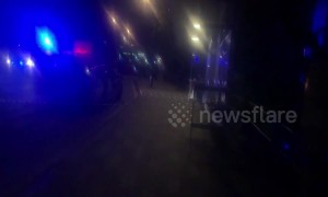 Alleged stabbing in Muswell Hill - compiled clips