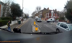 UK truck driver's quick reactions prevent tragedy