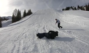 New Meaning to Freestyle Snowboarding