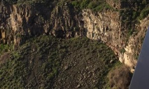 BASE Jumping Off of a Semi Truck