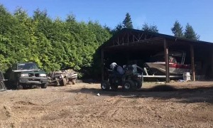 Quick Reflexes After Awkward Landing