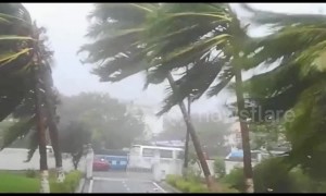 Strong winds and heavy rain batter Puri city as Cyclone Fani hits eastern Indian coast