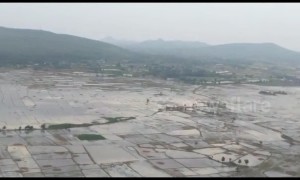 Aerial footage reveals scale of devastation