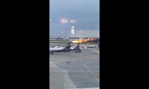 At least 13 dead in Moscow plane fire