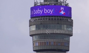 BT Tower celebrates arrival of Harry and Meghan’s baby boy
