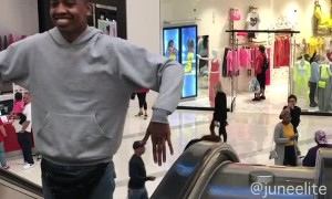 Man Dazzles Entire Mall with Jaywalk Dance