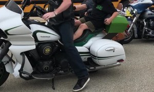 Inspirational Bikers Pick Up Boy Being Bullied at School