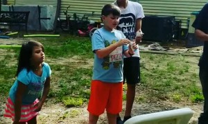 Little Girl Not Impressed with Gender Reveal Results