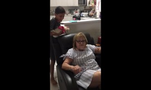 Florida cancer patient surprised with new puppy from grandson