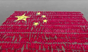 Hundreds of swimmers form Chinese national flag in Salt Lake to set Guinness World Record