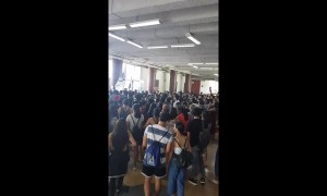 'Rigged' midterm elections spark massive walk out of University of the Philippines students