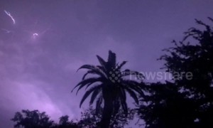 Beautiful slow-mo compilation catches night of lightning in skies over Houston