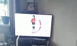 Pup Gets Pumped for His Favorite Show