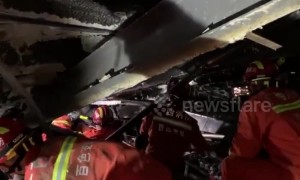 Club roof collapses in southern China killing two and injuring 83