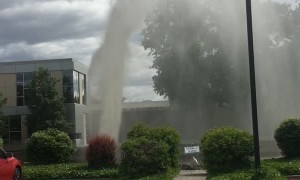 Accidental Water Fountain in Washington