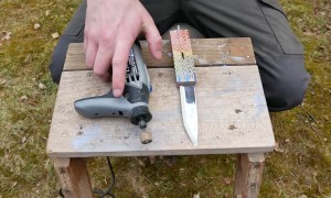 Colorfully Crafted Homemade Blade Handle