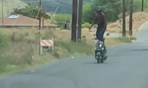 Scooter Rider Has Outstanding Balance