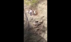 85-year-old woman rescued from 60-foot well