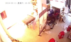 Electric scooter battery explodes while charging in a Shanghai apartment