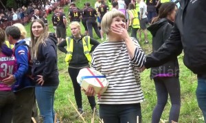 Winner of Cheese Roll race in Gloucestershire, UK says she is retiring