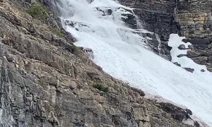 Avalanche Leaves Thirteen Cyclists Stranded