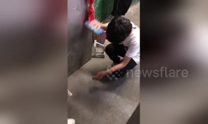 Chinese students forced to smash smartphones in classroom