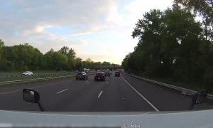 Reckless Exit Nearly Causes Wreck