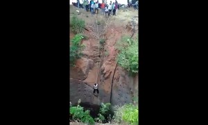 Man rescued from 50-foot well in India after two days